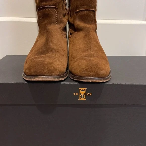 Frye Boots Brown Suede 6M EUC - Picture 4 of 8